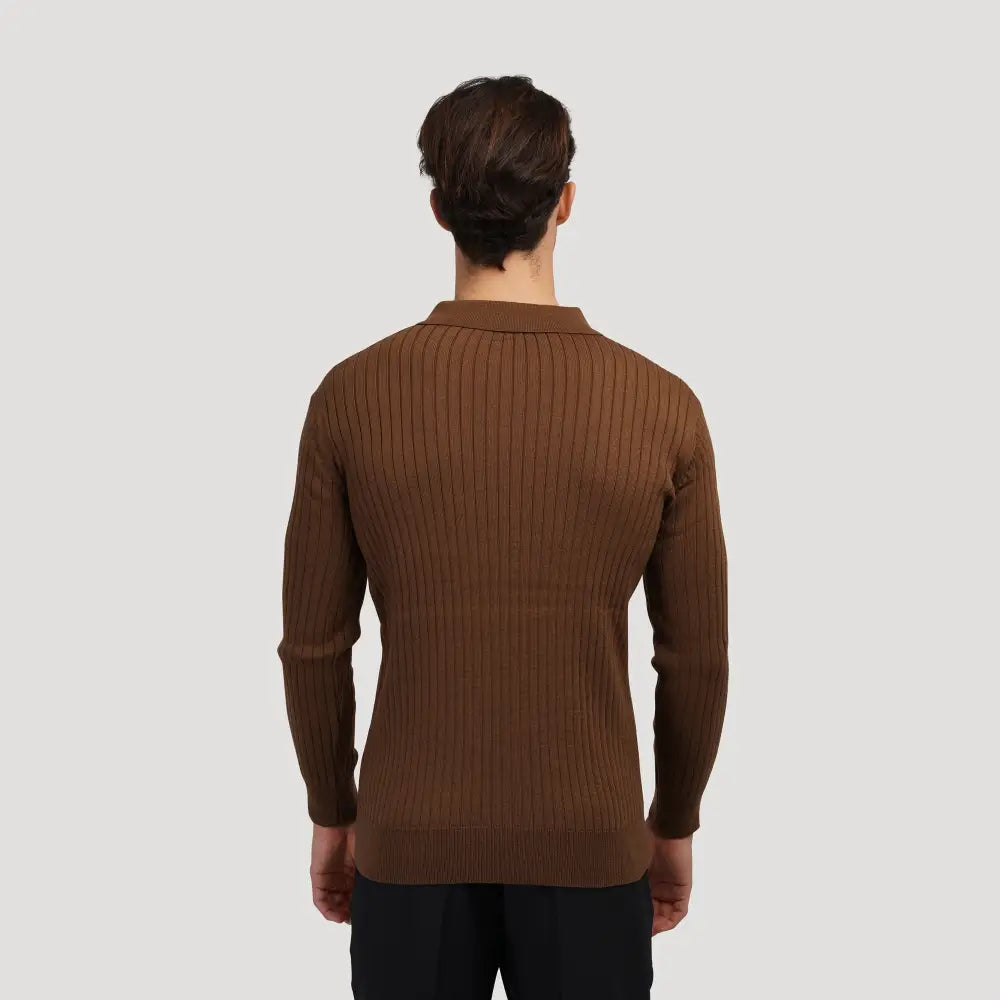 Prestige Ribbed Knit Polo