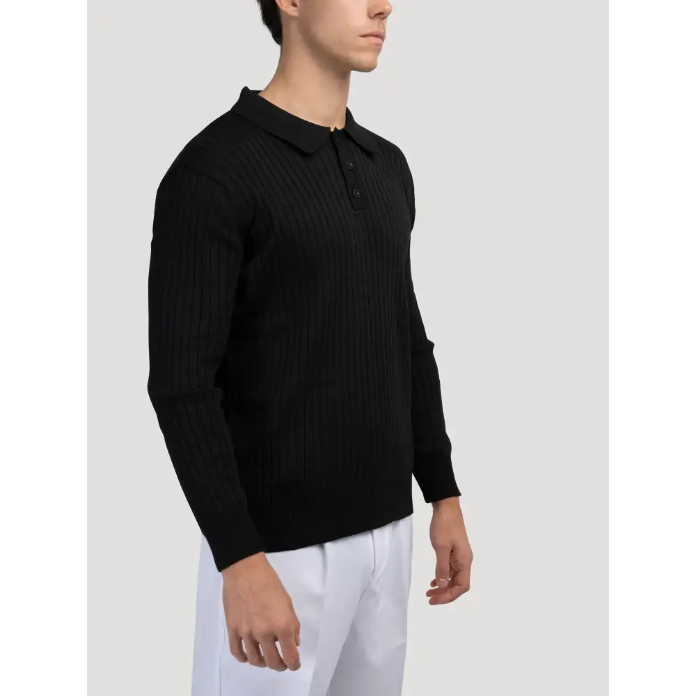 Prestige Ribbed Knit Polo