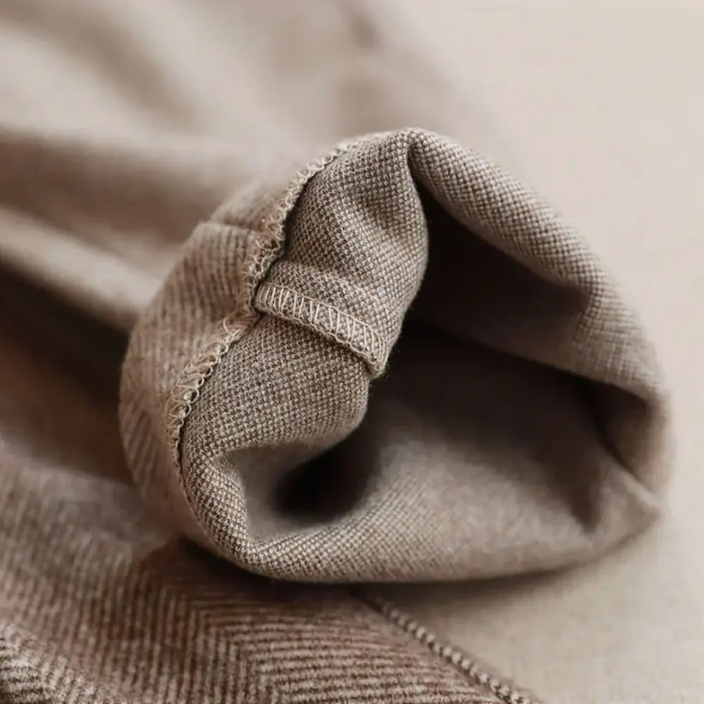 Refined Wool Blend Trousers