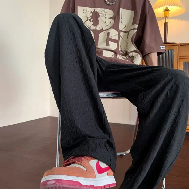 Relaxed Wide-Leg Lounge Pants