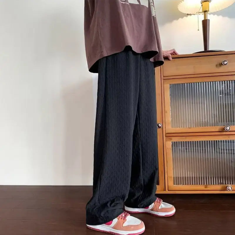 Relaxed Wide-Leg Lounge Pants