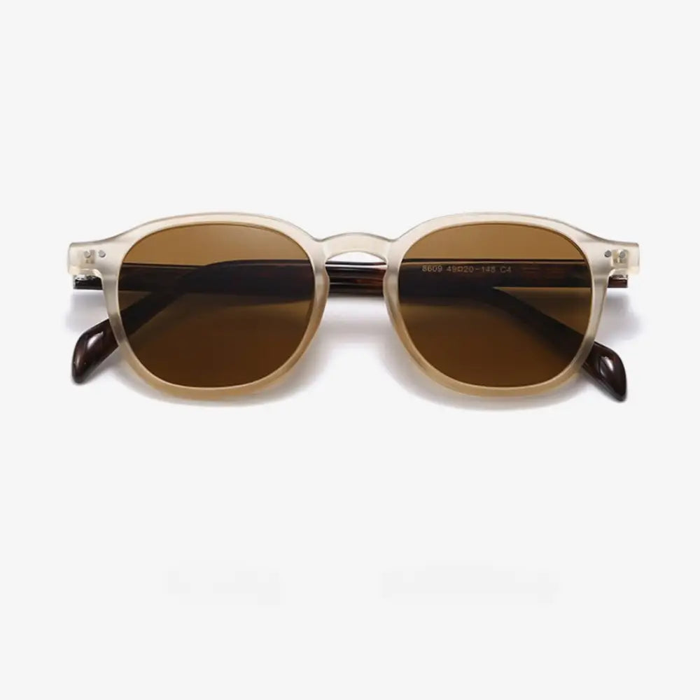 Retro Round Frame Sunglasses