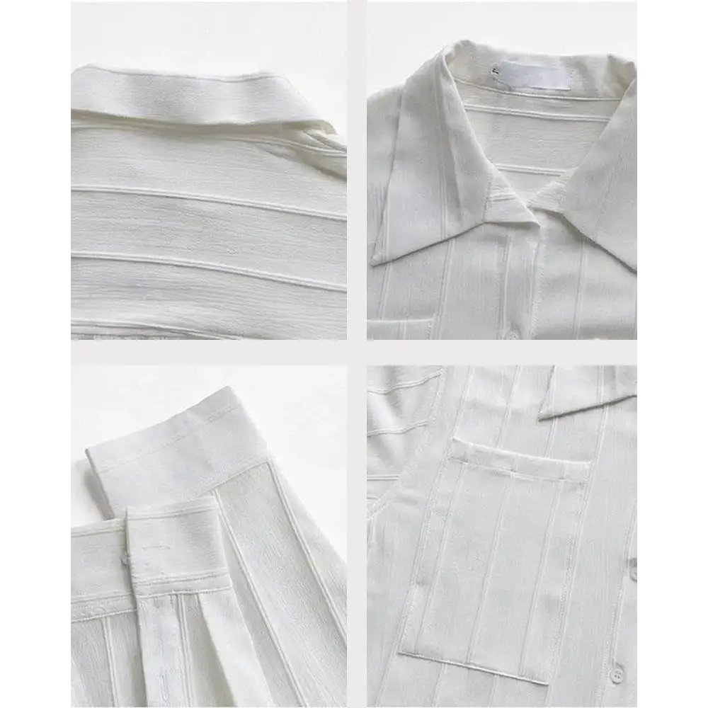 Ribbed Oversized Shirt