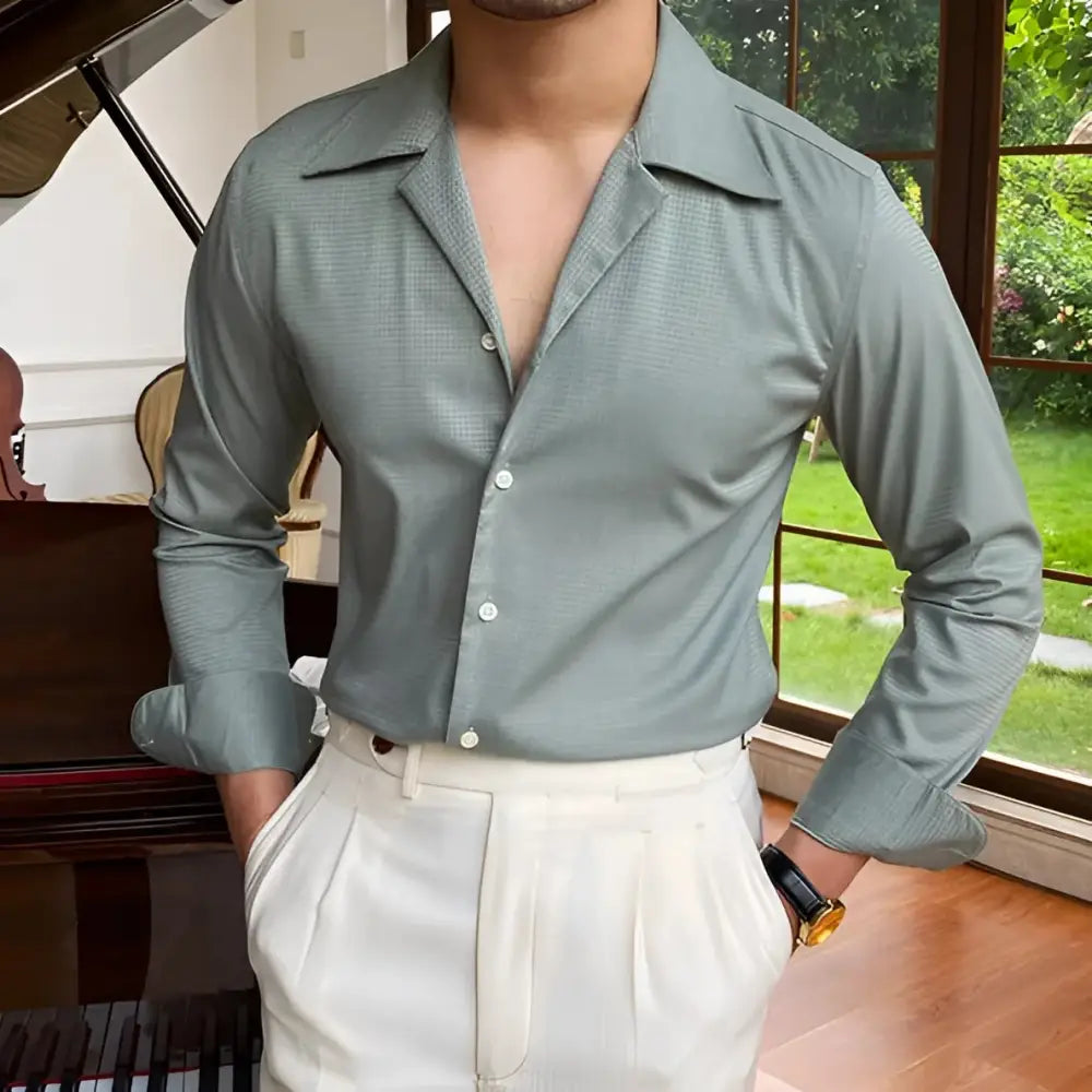 Riviera Camp-Collar Shirt