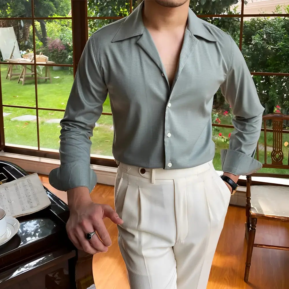 Riviera Camp-Collar Shirt