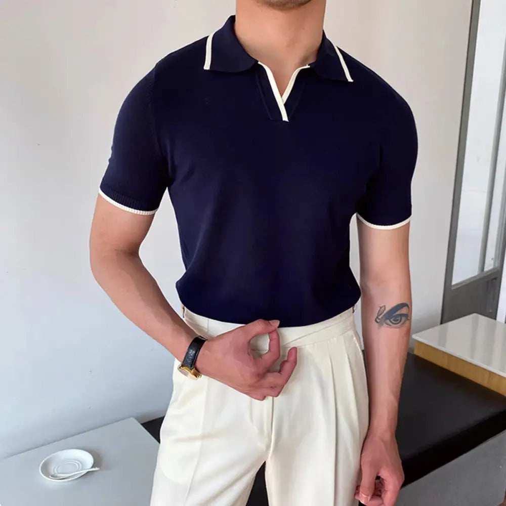 Riviera Contrast Collar Polo