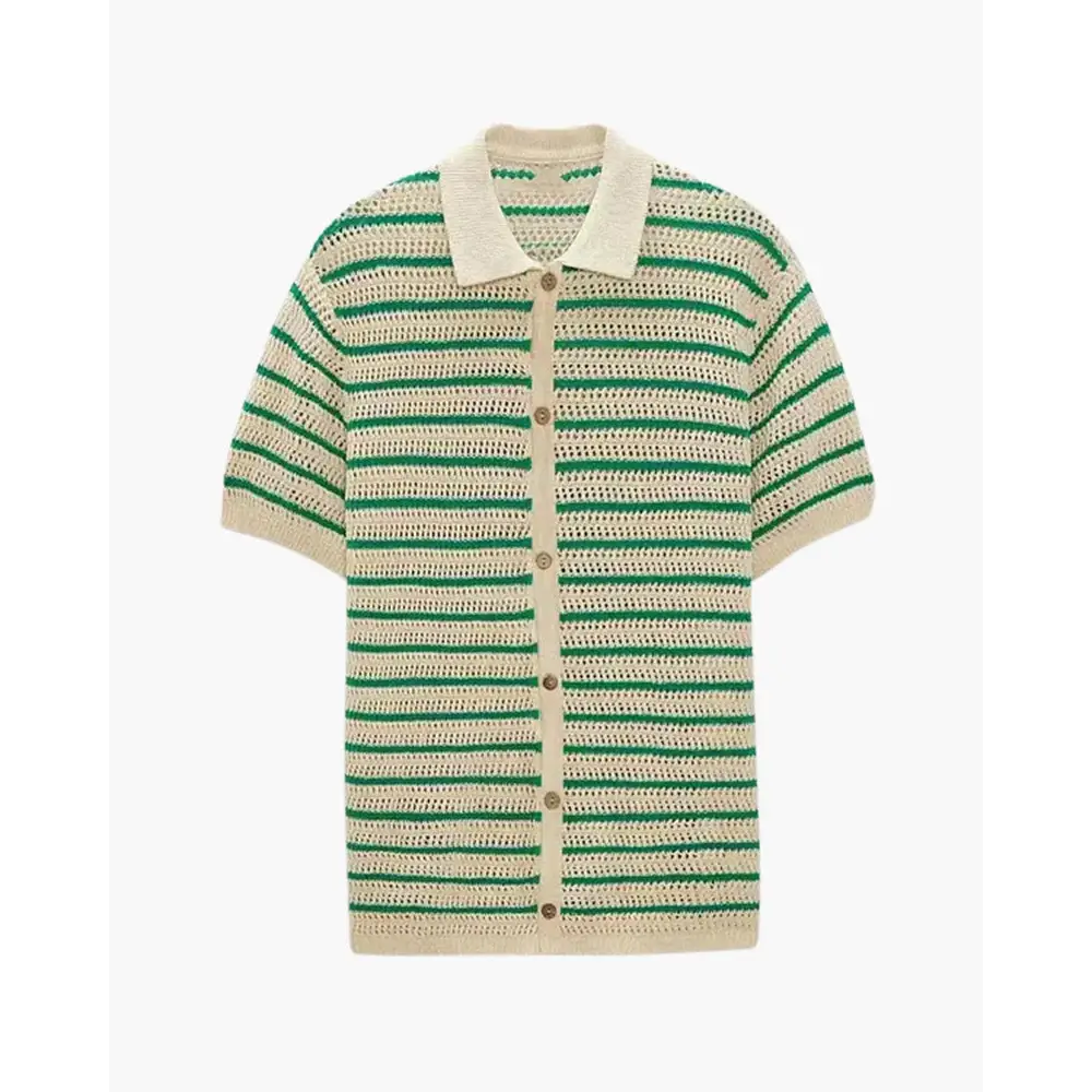 Riviera Knit Button Shirt - L