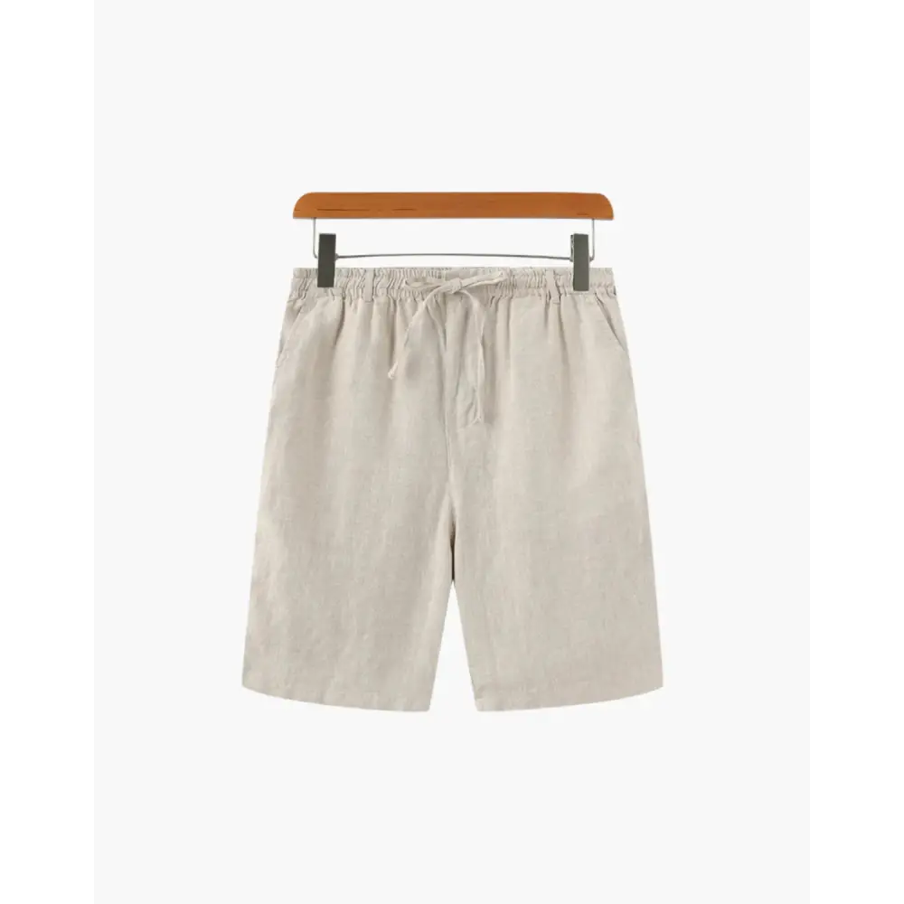 Riviera Linen Shorts - Beige / S