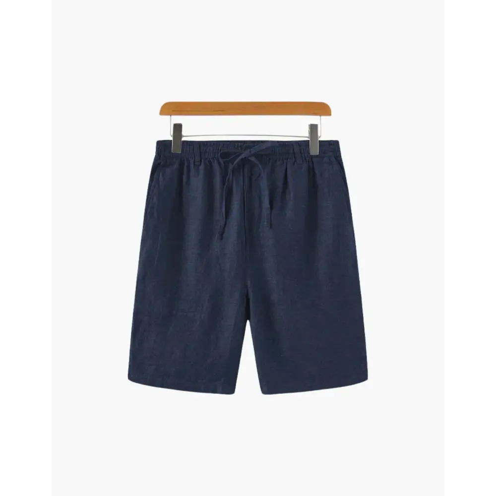 Riviera Linen Shorts - Navy / S