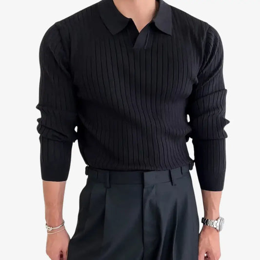 Riviera Ribbed Knit Polo