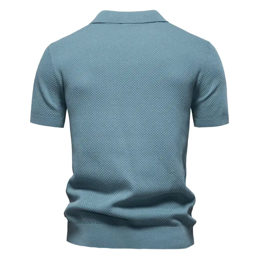 Riviera Textured Knit Polo