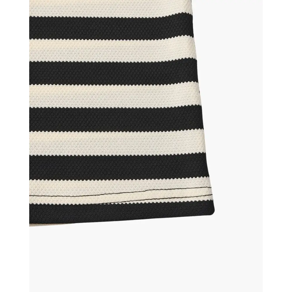 Riviera Textured Stripe Knit Polo