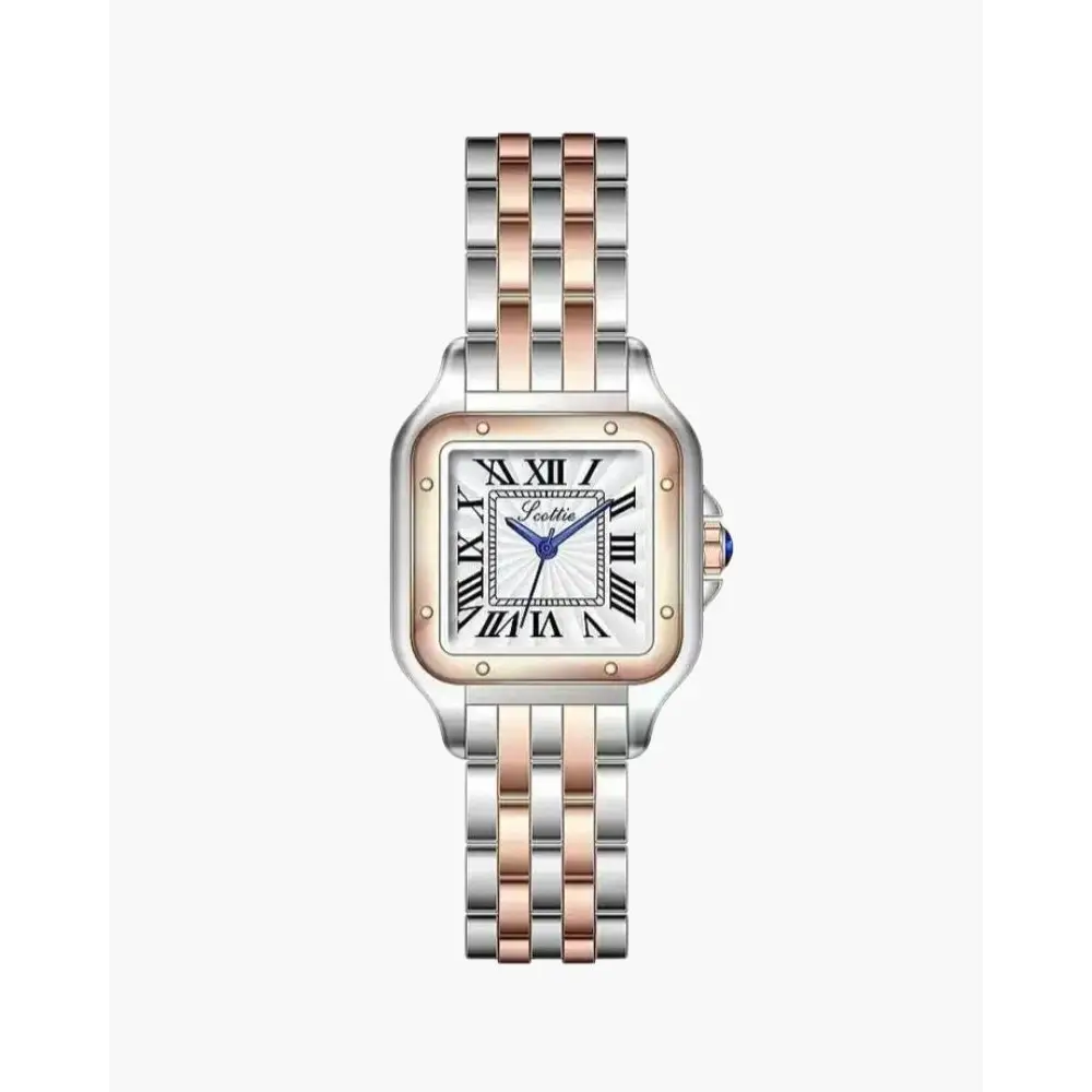 Rose Gold Steel Lady Watch
