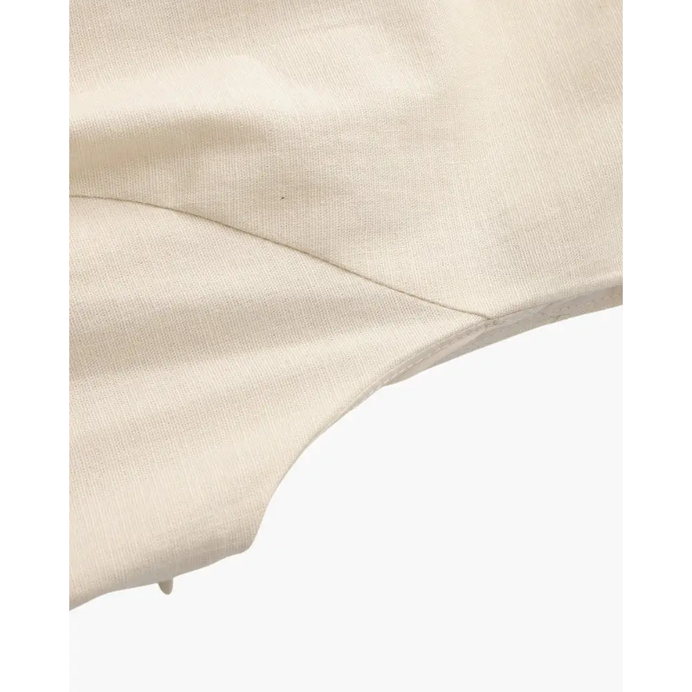 Sculpted Beige Mini Shell Dress
