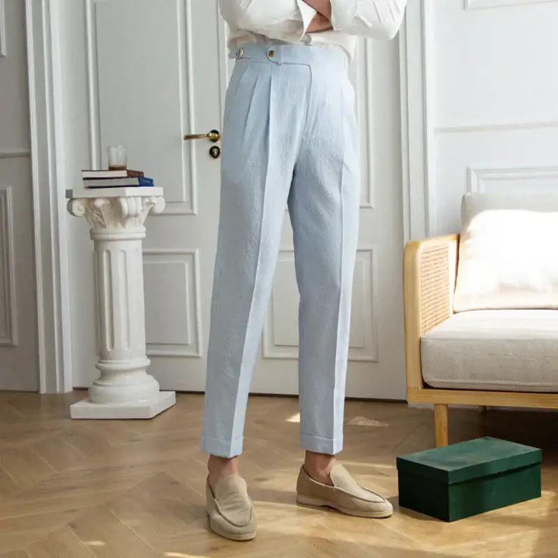 Seersucker Sartorial Trousers