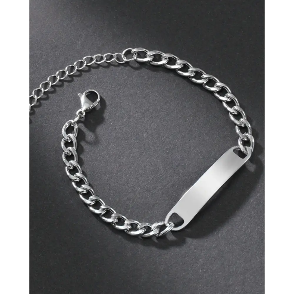 Signature Cuban Chain Bracelet - Silver