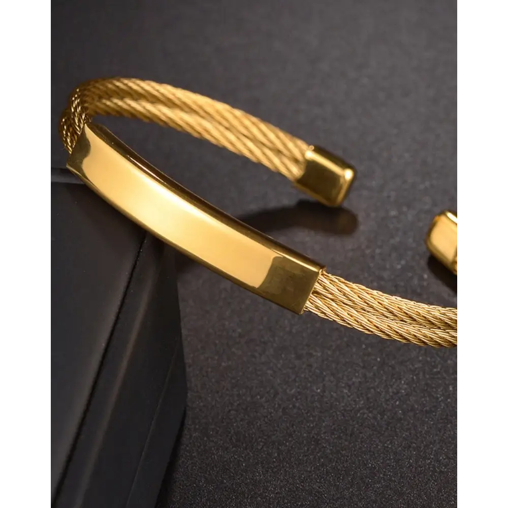 Signature Gold Cuff