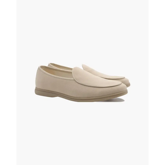Signature Leather Loafer - Beige / 38