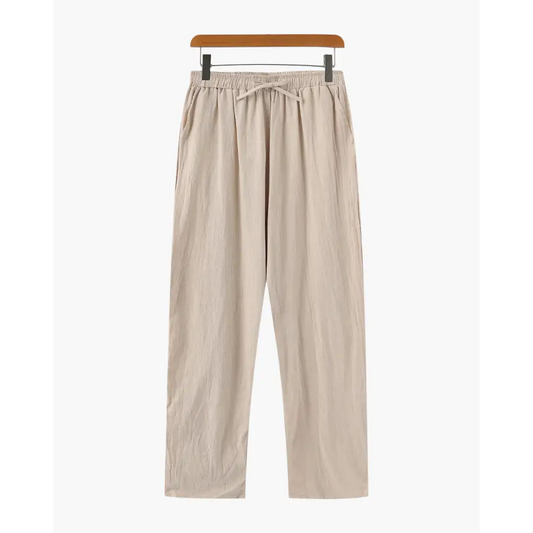 Signature Linen Pants - Beige / S