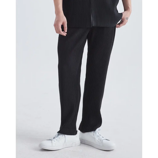 Soft Ribbed Lounge Pants - Black / S