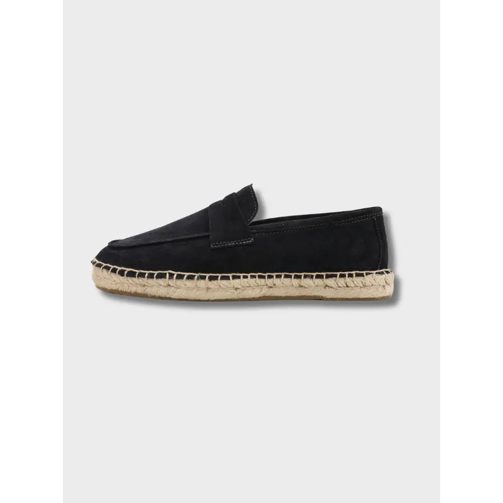 Suede Espadrilles - Black / 37 / US 4 / UK 3