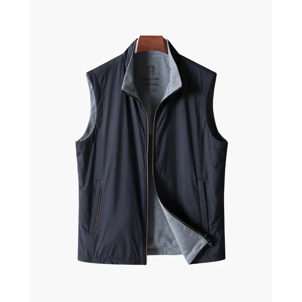 Tailored Fleece Vest - Navy / S