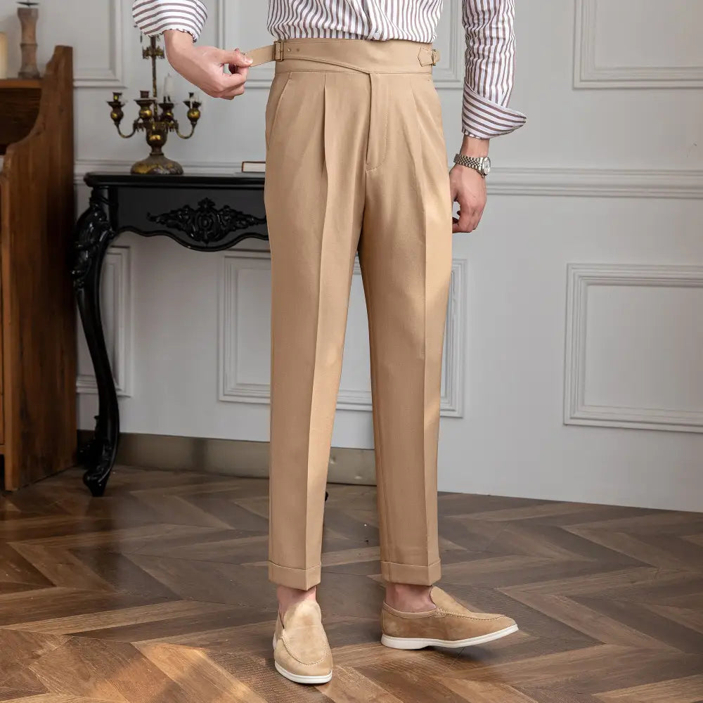 Tailored Pleated Trousers