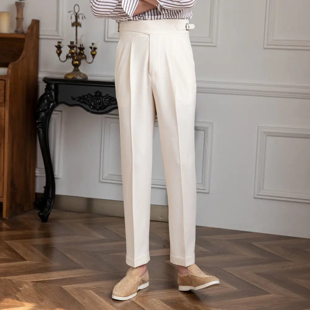 Tailored Pleated Trousers