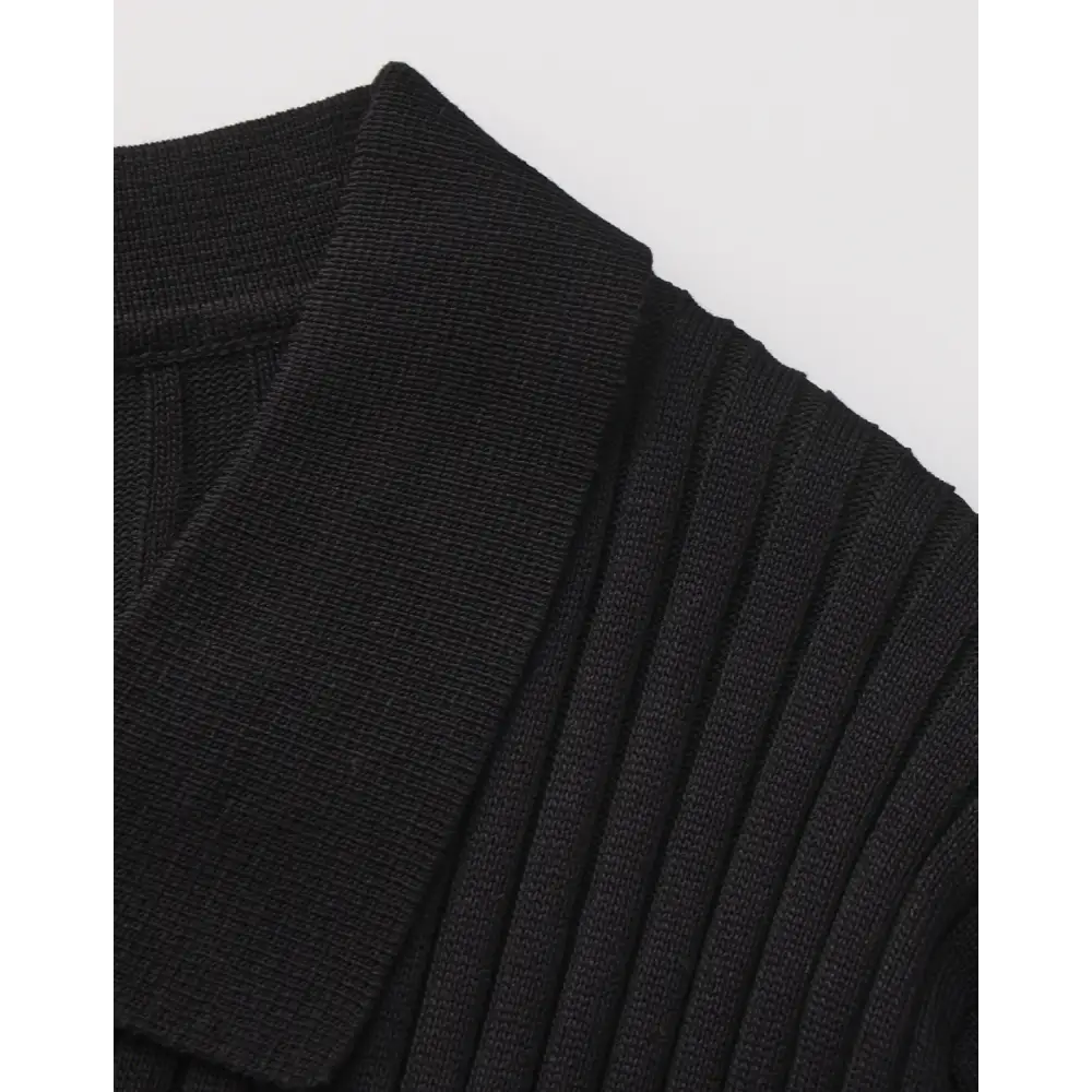 Textured Knit Polo
