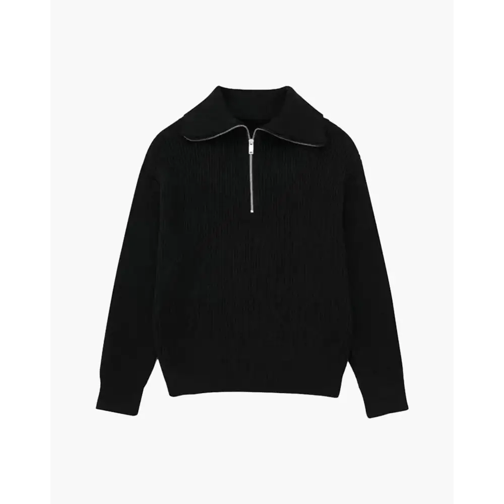 The Mariner Zip Knit - S / Black