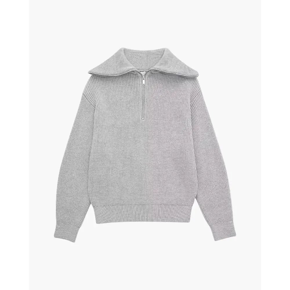 The Mariner Zip Knit - S / Gray