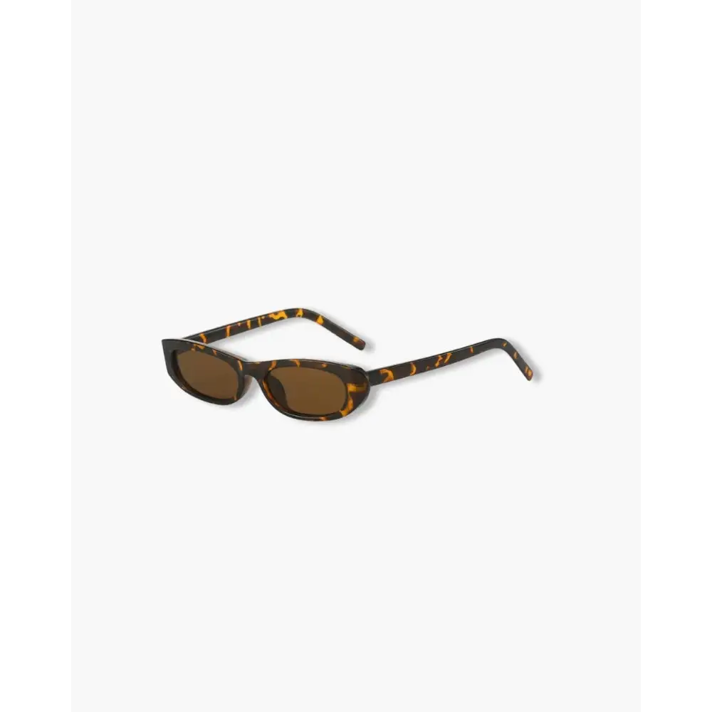 The Oval Frame Sunglasses - Leopard