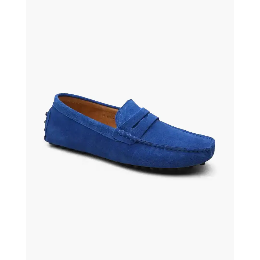 The Riviera Suede Loafers - Blue / EU 38 / UK 5 / US 5.5