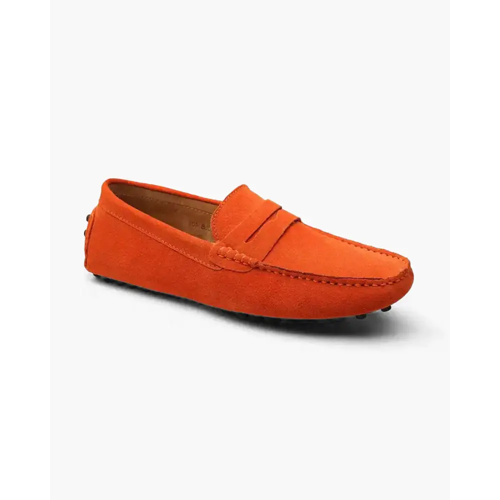 The Riviera Suede Loafers - Orange / EU 38 / UK 5 / US 5.5