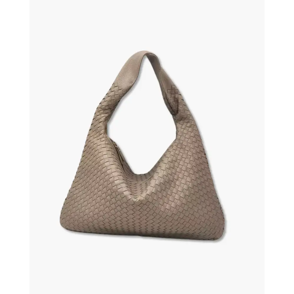 The Sculpted Shoulder Bag - Beige