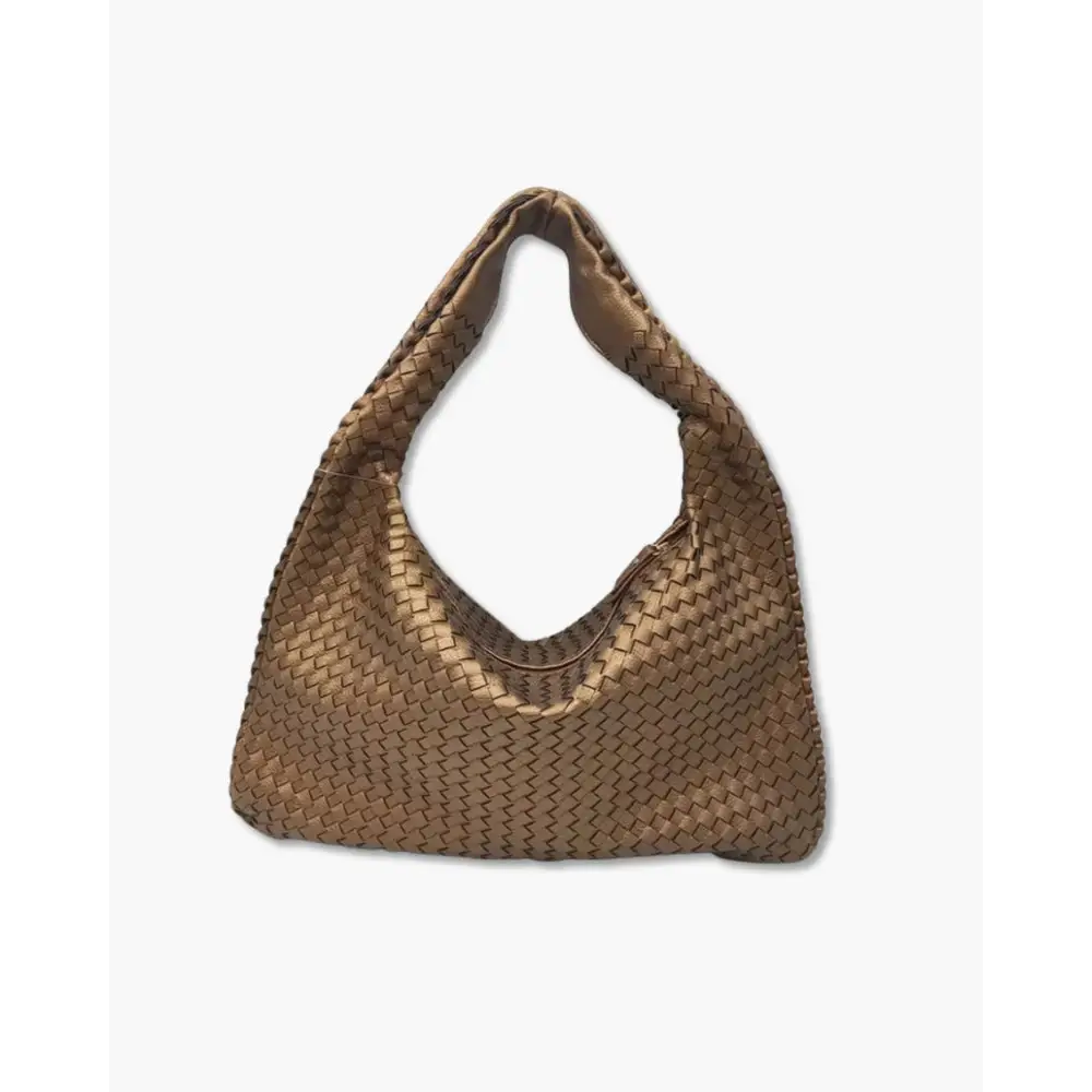 The Sculpted Shoulder Bag - Brown