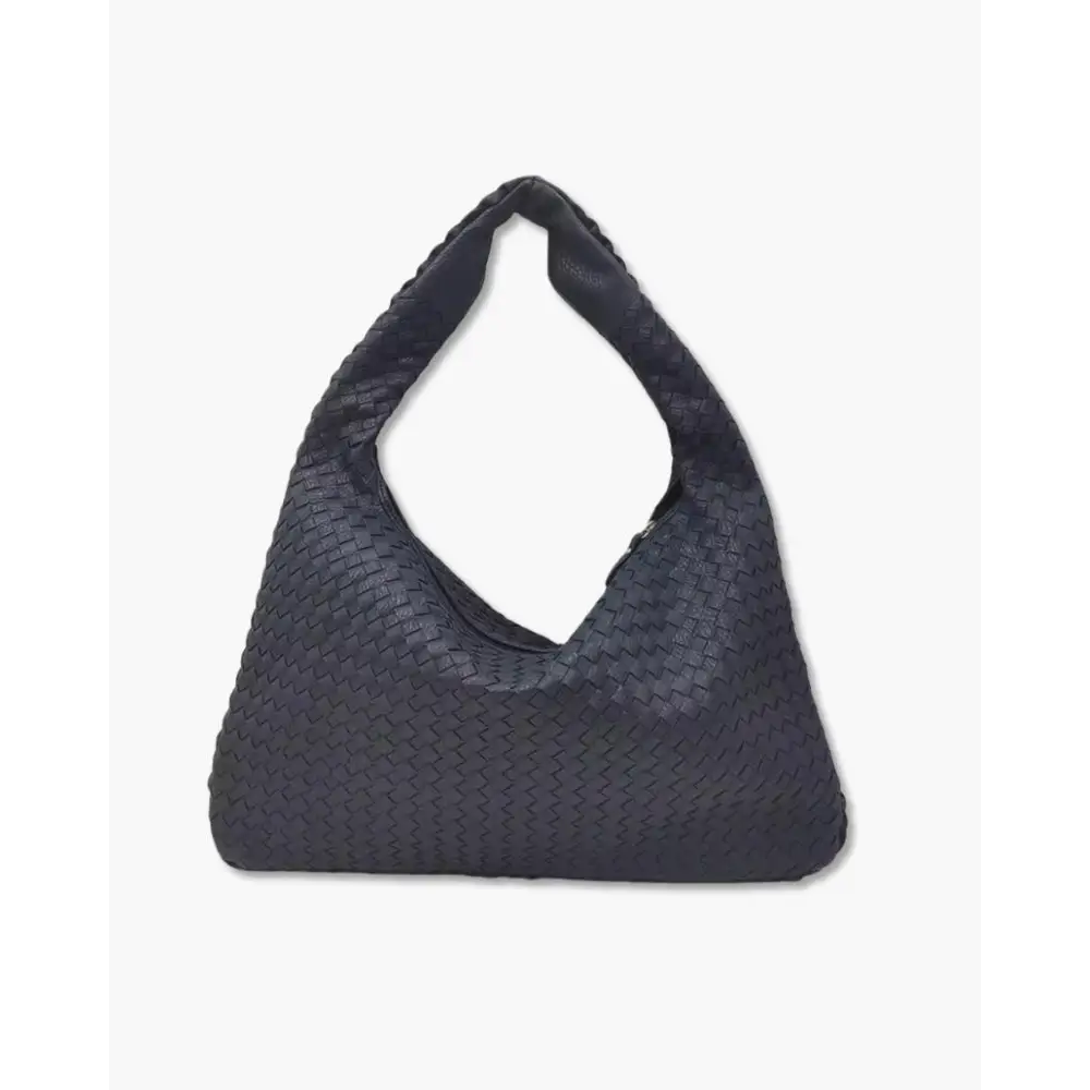 The Sculpted Shoulder Bag - Navy Blue