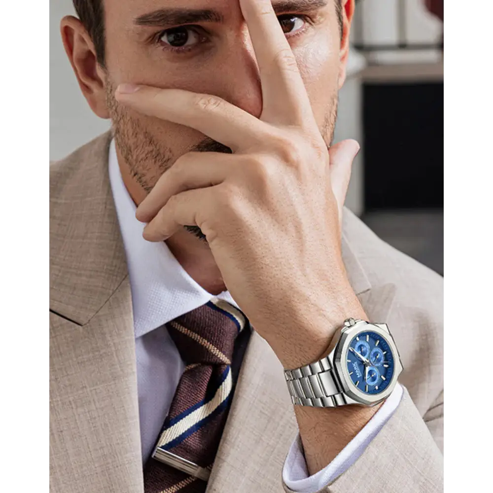 The Valmont Steel Timepiece Watch