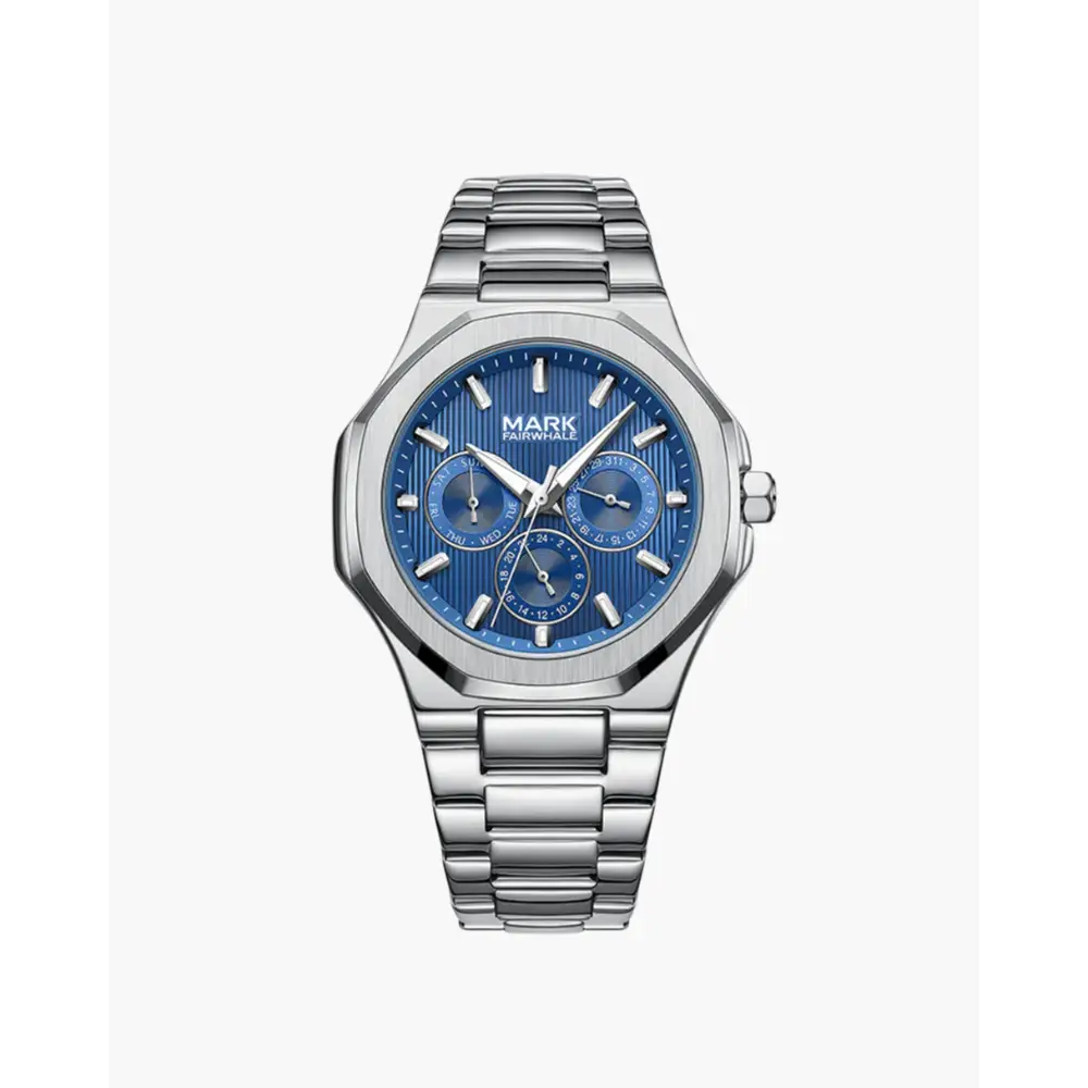 The Valmont Steel Timepiece Watch - Blue