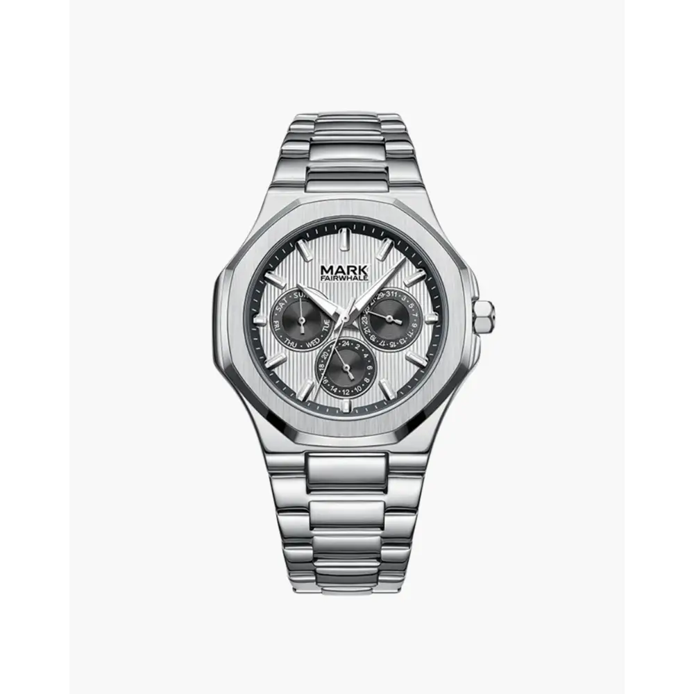 The Valmont Steel Timepiece Watch - Silver