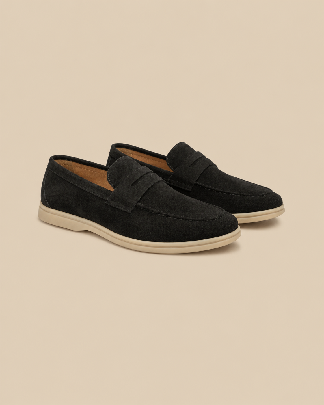 Urban Suede Loafers - Black EU 38 / UK 5 / US 5.5
