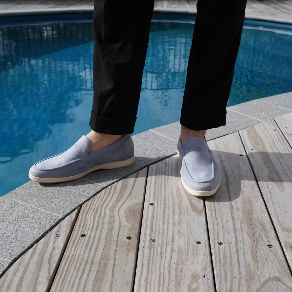 Velour Suede Loafers