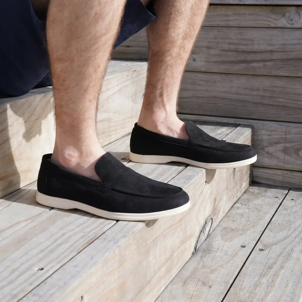 Velour Suede Loafers