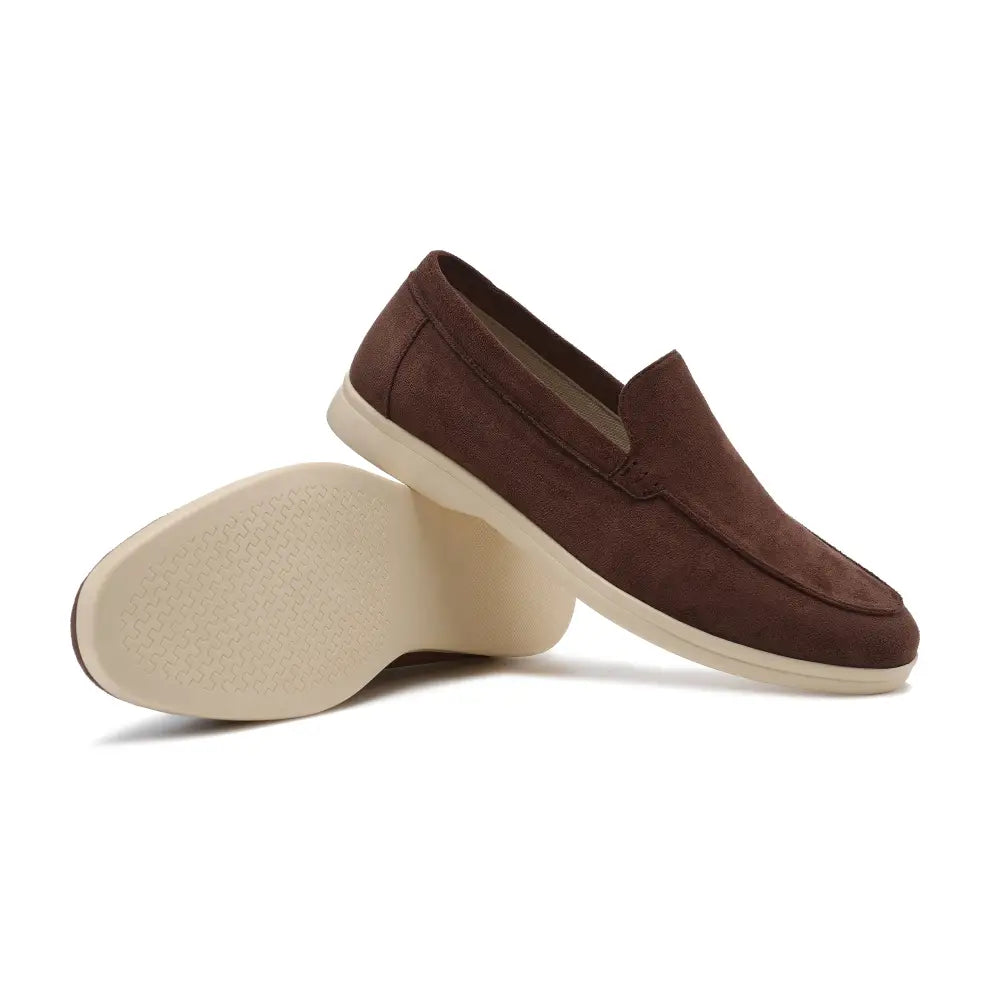 Velour Suede Loafers - Chocolate / EU 38 / US 5 / UK 4