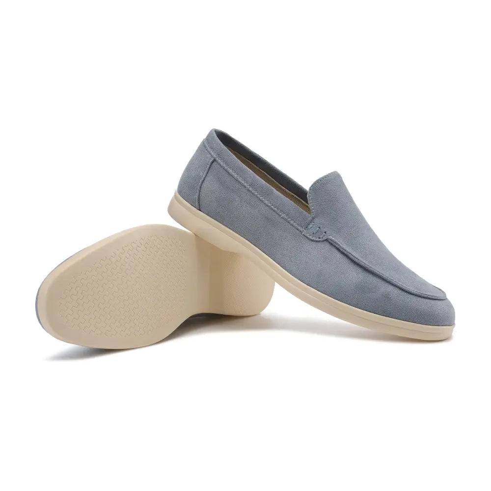 Velour Suede Loafers - Fog Blue / EU 38 / US 5 / UK 4
