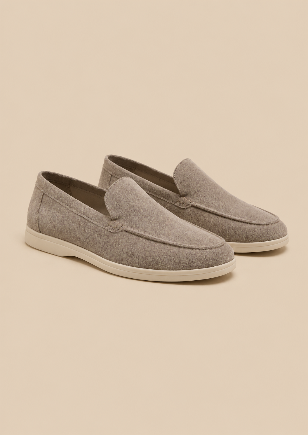 Velour Suede Loafers - Mocha EU 38 / US 5 / UK 4