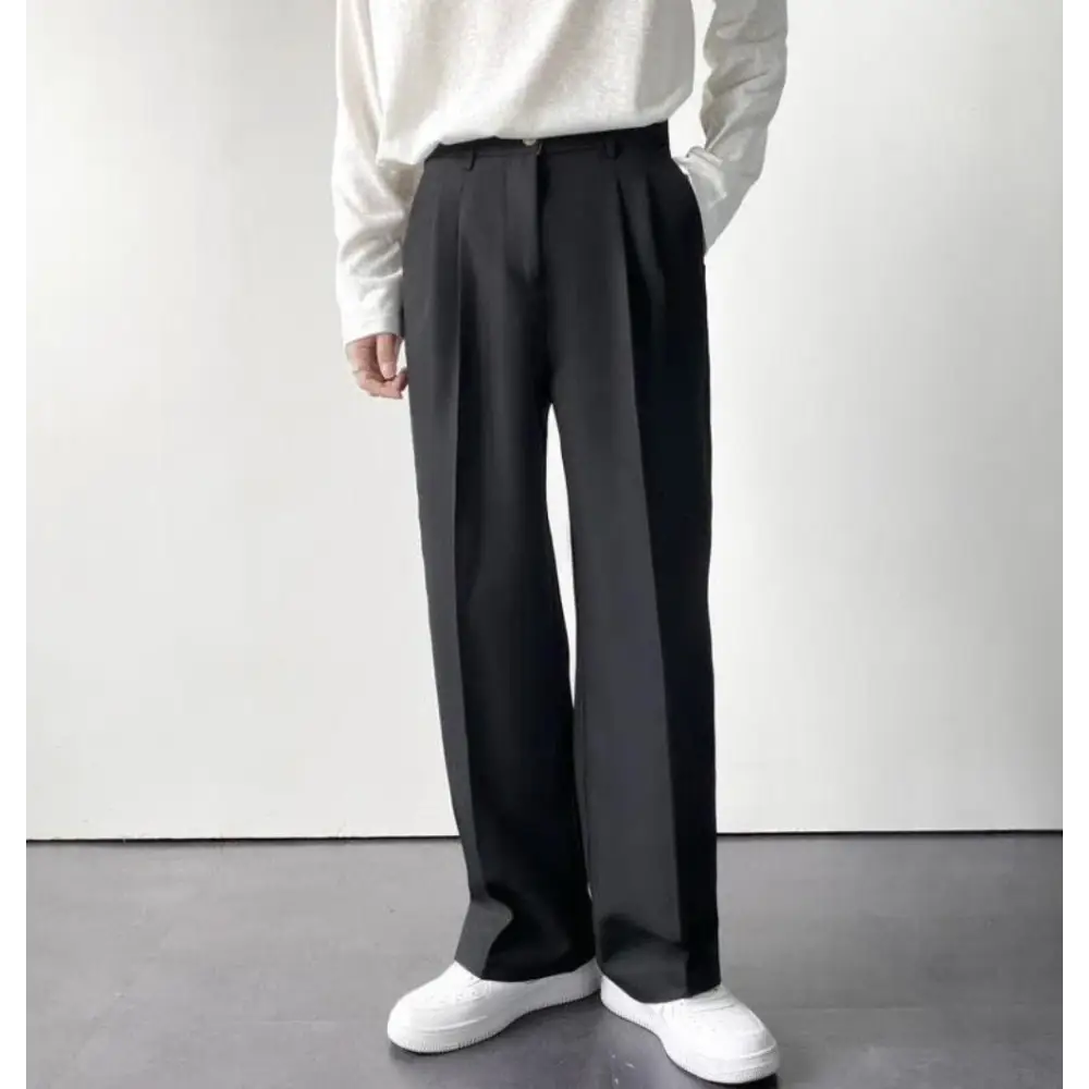 Wide-Leg Relaxed Trousers