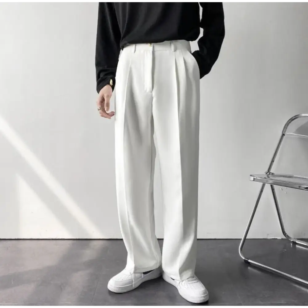 Wide-Leg Relaxed Trousers