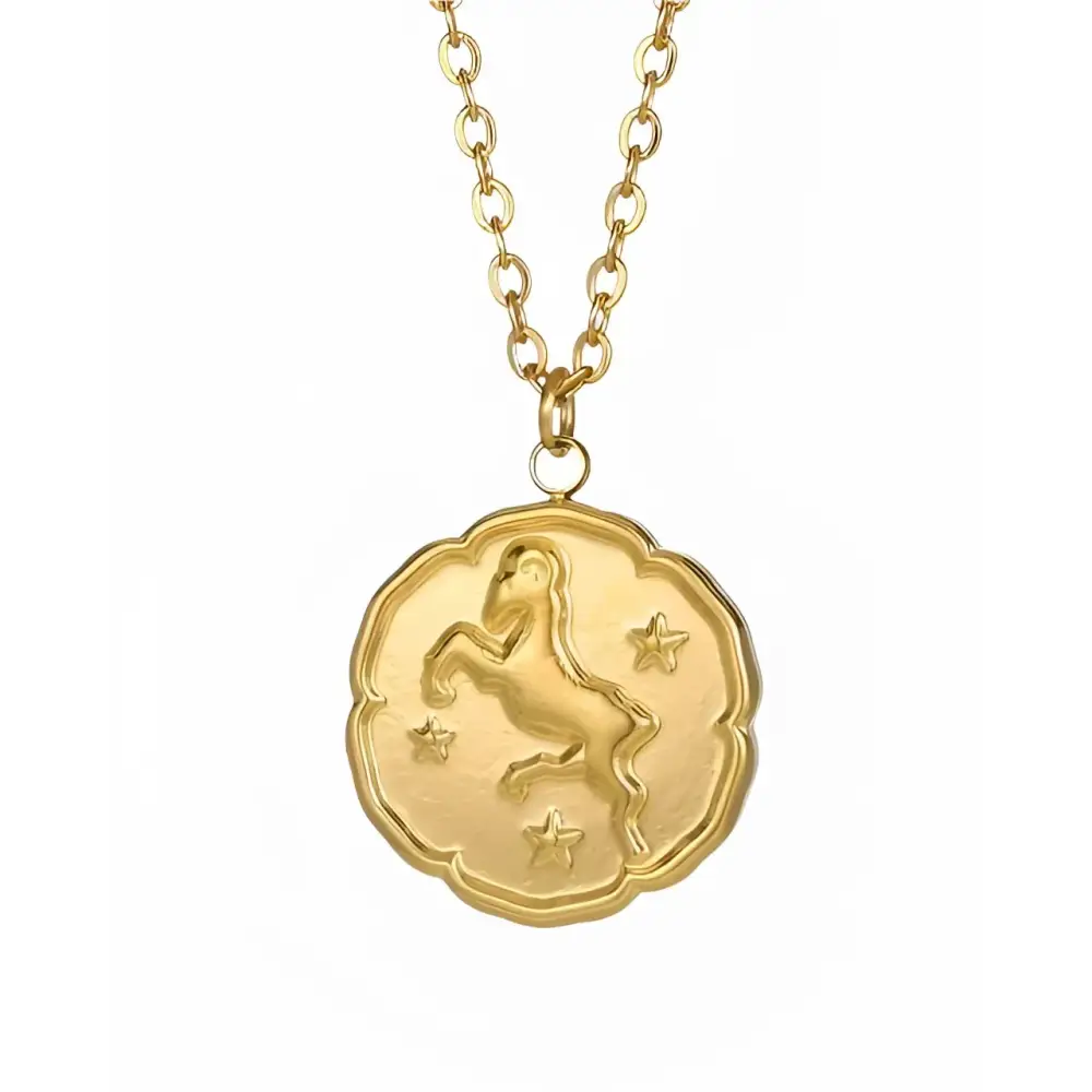 Zodiac Astrological Necklace - Capricorn