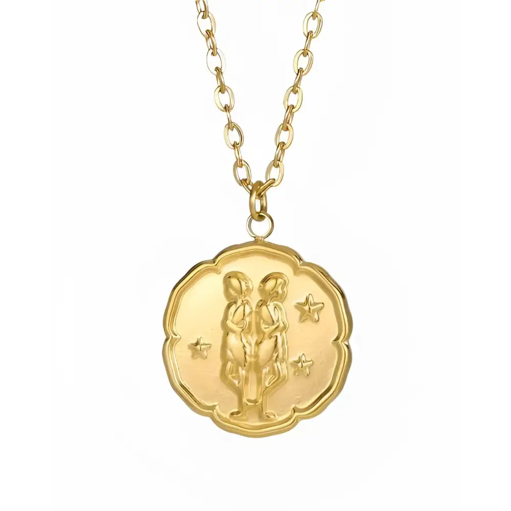 Zodiac Astrological Necklace - Gemini